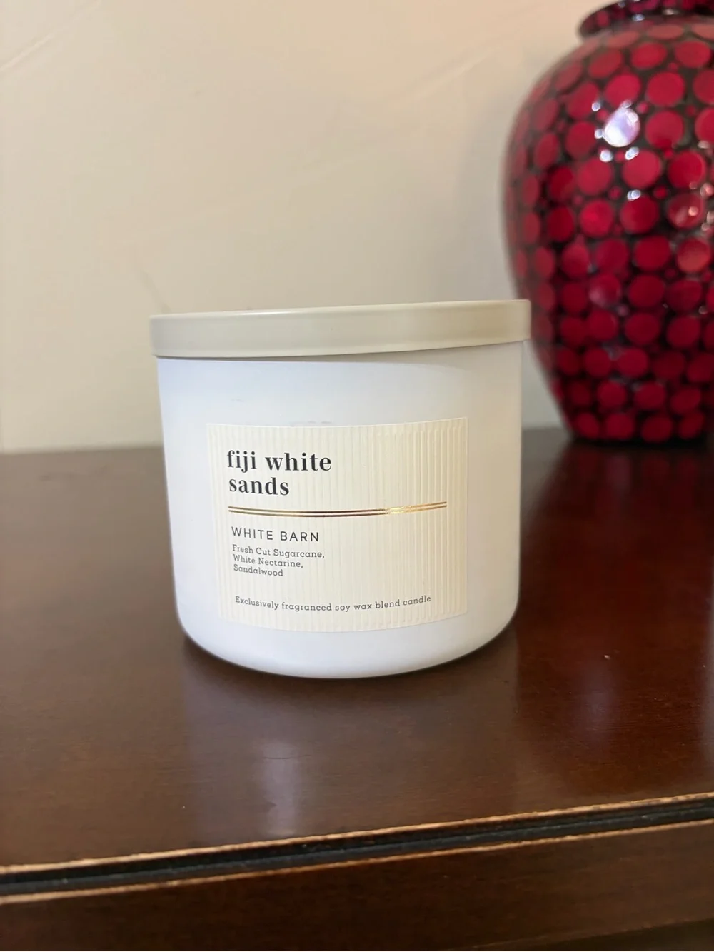 Bath & Body Works Fiji White Sands Foamin Hand Soap & 3 Wick Candle Set